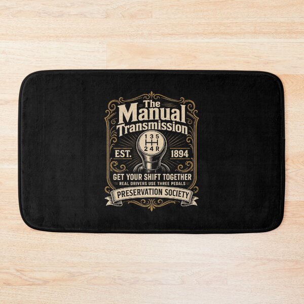 Item preview, The Manual Transmission Preservation Society Car Guy designed and sold by KarimSoCute.