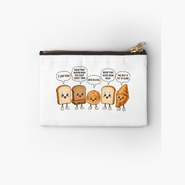 Item preview, Cute Funny Bread Puns Cartoon designed and sold by TshirtsOnline-.