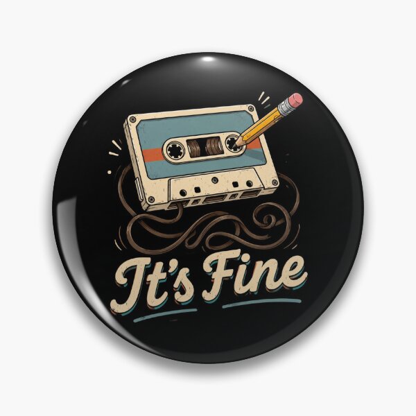 Artikelvorschau, Retro-Kassette, It's Fine 90s Music Vibe entworfen und verkauft von Quiajia.