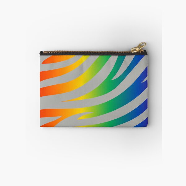Item preview, Modern Graphic Zebra Print Pattern | Rainbow & Gray designed and sold by Frohyou.