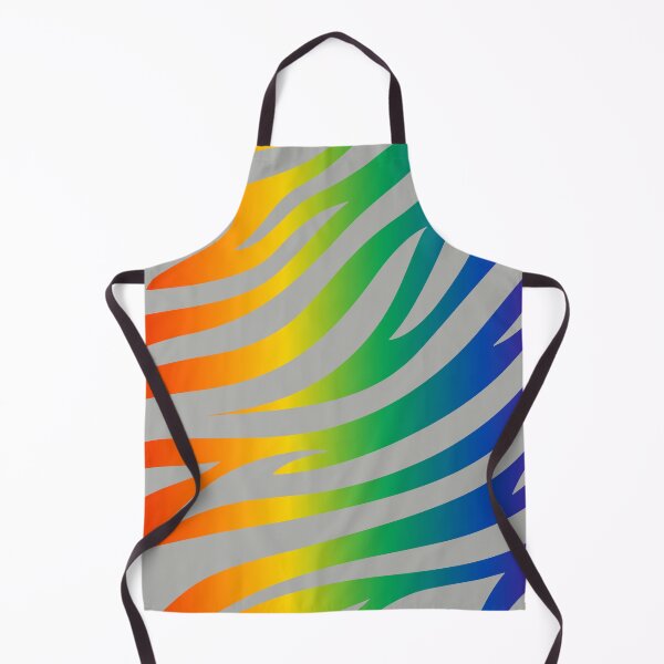 Item preview, Modern Graphic Zebra Print Pattern | Rainbow & Gray designed and sold by Frohyou.
