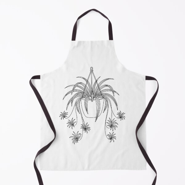 Item preview, Spider Plant Line Art | Minimalist Hanging Plant Print designed and sold by PLANT LOVER'S PARADISE.