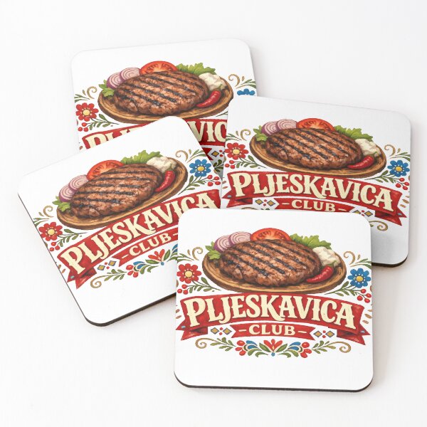 Item preview, Pljeskavica Club Painted Balkan Food designed and sold by OfficialBalkan.