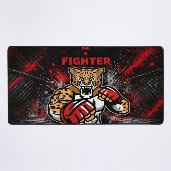 Item preview, Be a Fighter | Fierce Leopard MMA Motivation designed and sold by Fei Long Design Hub.