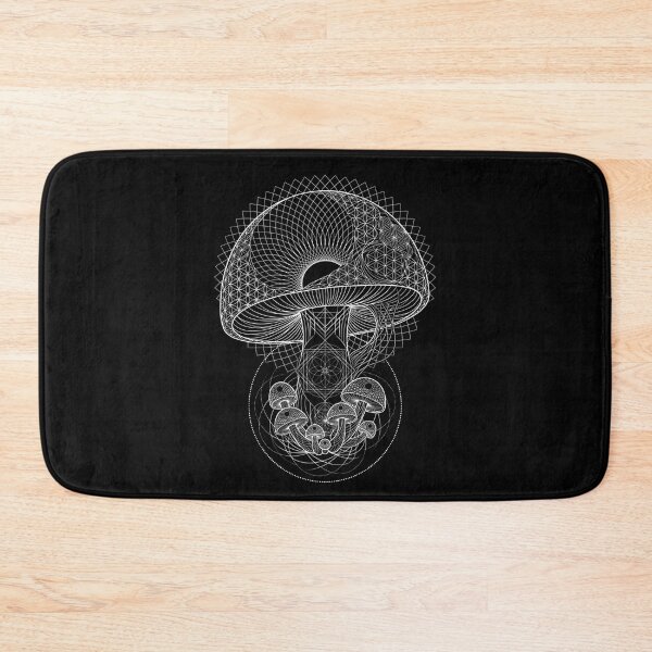 Item preview, Sacred Geometry Mushroom Art designed and sold by Mystikos Art.