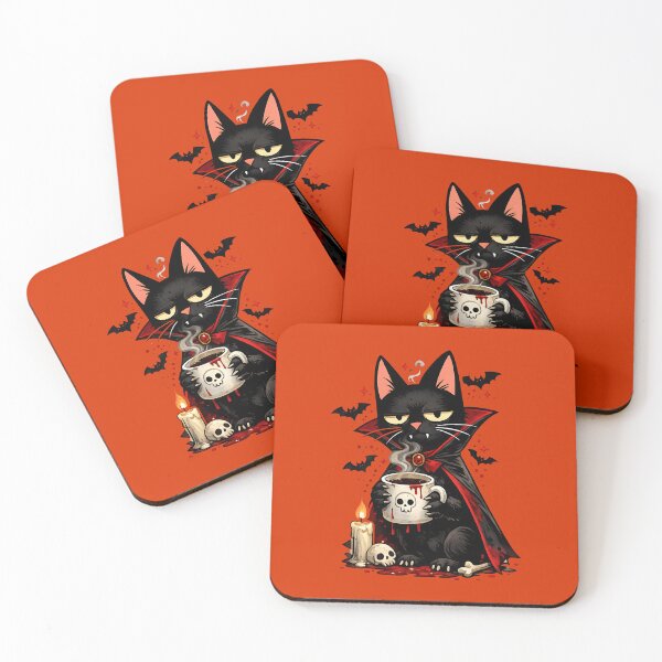 Item preview, Coffee Or Die – Vampire Black Cat Halloween Spooky Coffee Lover Funny Gift  designed and sold by Artycom.