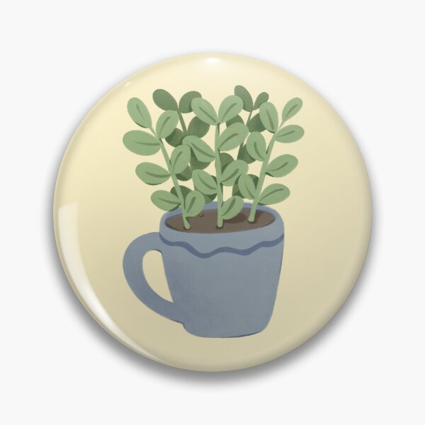 Item preview, Cozy Minimal Potted Plant in Mug Illustration designed and sold by Varo-DY.