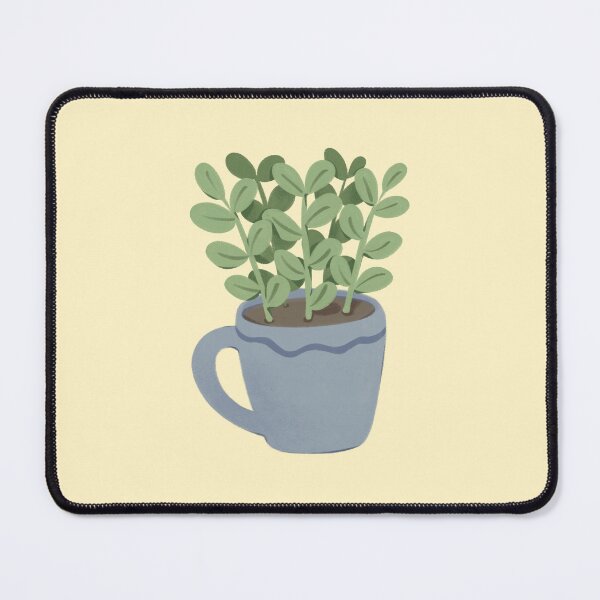 Item preview, Cozy Minimal Potted Plant in Mug Illustration designed and sold by Varo-DY.