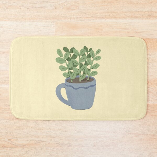 Item preview, Cozy Minimal Potted Plant in Mug Illustration designed and sold by Varo-DY.