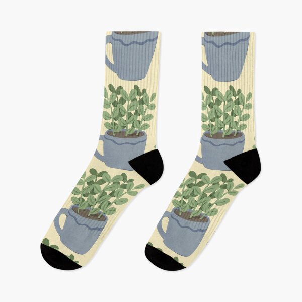 Item preview, Cozy Minimal Potted Plant in Mug Illustration designed and sold by Varo-DY.