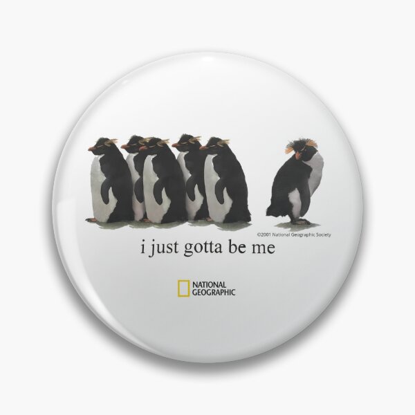 Item preview, National Geographic Penguins I Just Gotta Be Me Vintage Nature Graphic Tee designed and sold by tenggaracalvin.