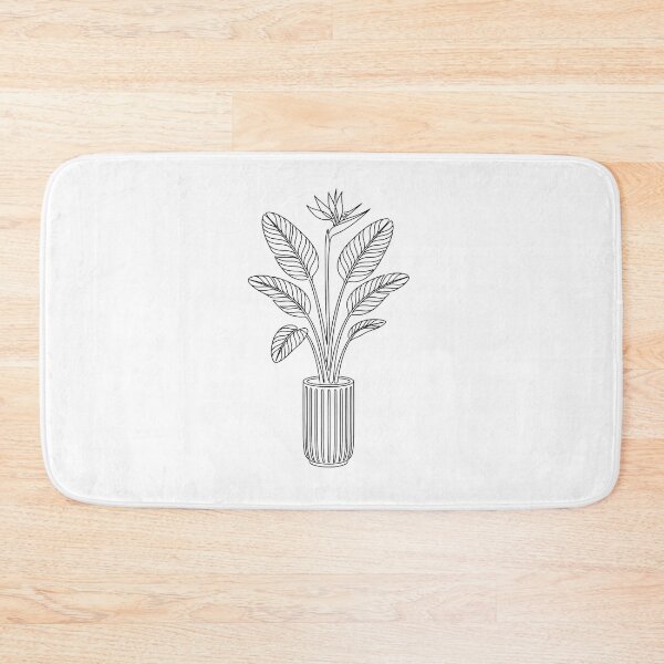 Item preview, Bird of Paradise Line Art | Minimalist Tropical Plant Print designed and sold by PLANT LOVER'S PARADISE.