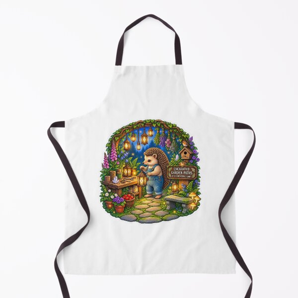 Item preview, Enchanted Garden Paths | Hedgehog’s Light | Woodland Garden | Fantasy Cottagecore designed and sold by MrDev.