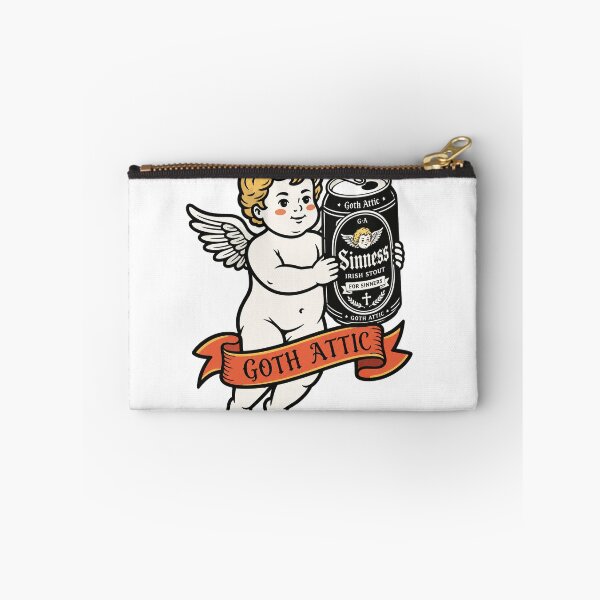 Item preview, Sinness Irish Stout Cherub | Gothic Beer Illustration | Goth Attic Vintage Art designed and sold by gothattic.