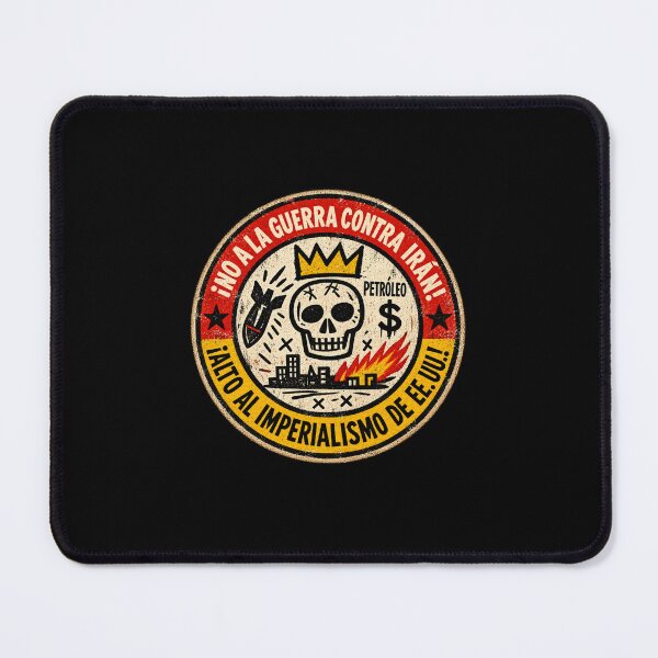 Item preview, No War on Iran! End U.S. Imperialism (Spanish Version) designed and sold by DIRTYDUNNZ.