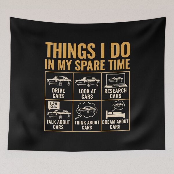 Item preview, Things I Do in My Spare Time Car Guy designed and sold by KarimSoCute.