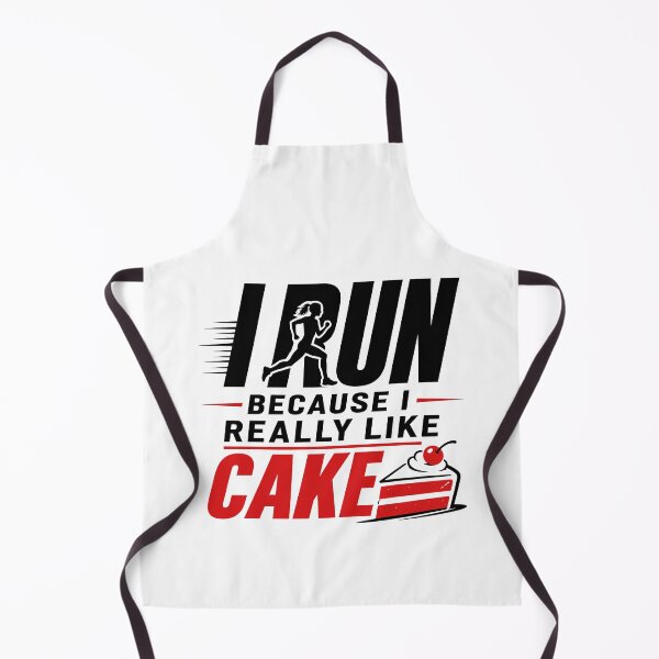 Item preview, I Run Because I Really Like Cake designed and sold by aipolohu.