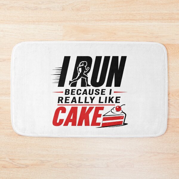 Item preview, I Run Because I Really Like Cake designed and sold by aipolohu.