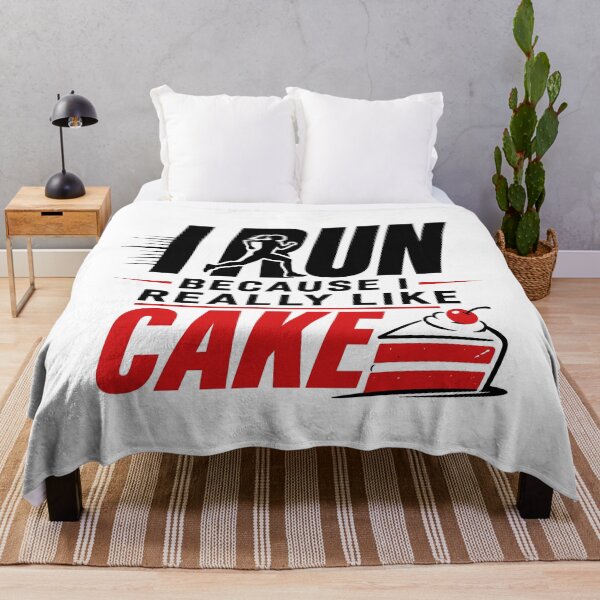 Item preview, I Run Because I Really Like Cake designed and sold by aipolohu.