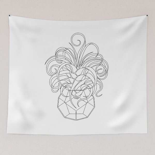 Item preview, Air Plant Line Art | Minimalist Tillandsia Print designed and sold by PLANT LOVER'S PARADISE.