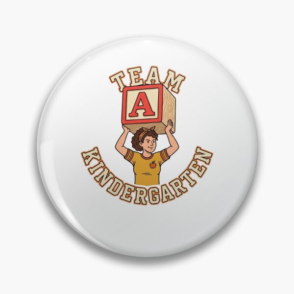 Item preview, Team Kindergarten Strong Teacher Lifting Alphabet Block designed and sold by Rare By Hero.