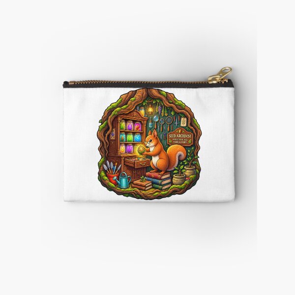 Item preview, Seed Archivist | Protector of Rare Magical Flora | Enchanted Woodland Squirrel designed and sold by MrDev.
