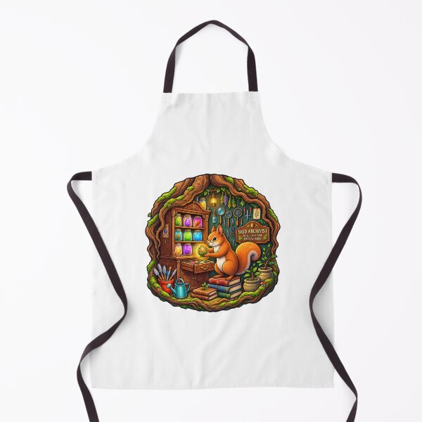 Item preview, Seed Archivist | Protector of Rare Magical Flora | Enchanted Woodland Squirrel designed and sold by MrDev.