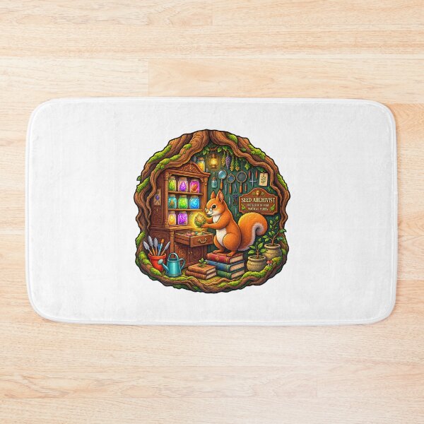 Item preview, Seed Archivist | Protector of Rare Magical Flora | Enchanted Woodland Squirrel designed and sold by MrDev.