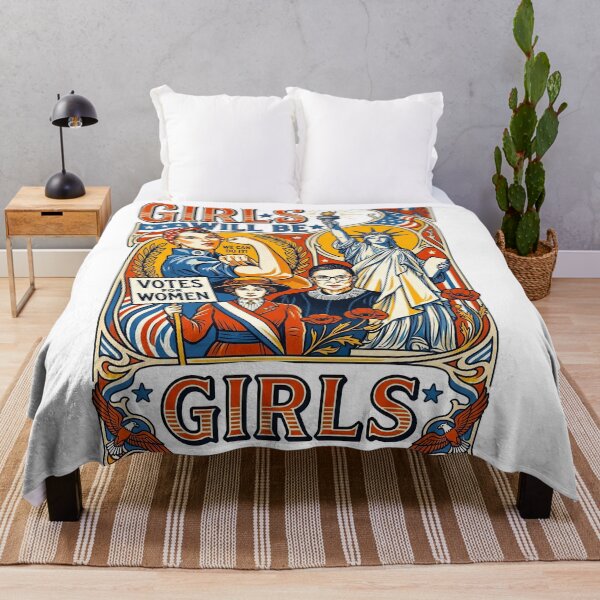 Item preview, Girls Will Be Girls Feminist History Icons designed and sold by TeeARTHY.