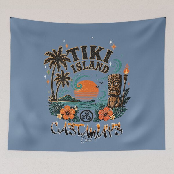 Item preview, TIKI ISLAND CASTAWAYS designed and sold by BabaSoti.