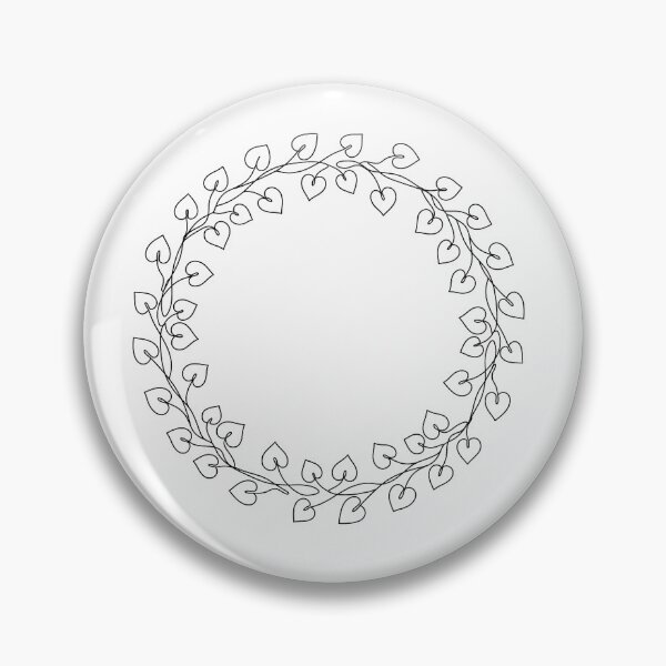 Item preview, Vine Wreath Line Art | Minimalist Botanical Circle Print designed and sold by PLANT LOVER'S PARADISE.