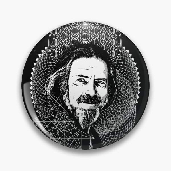 Item preview, Alan Watts Portrait Art designed and sold by Mystikos Art.
