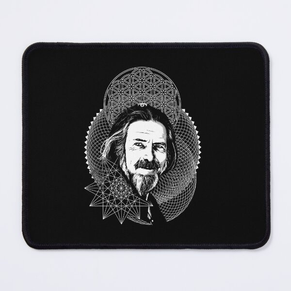 Item preview, Alan Watts Portrait Art designed and sold by Mystikos Art.