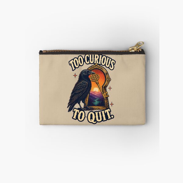 Item preview, Too Curious to Quit – Raven, Keyhole & Adventure Design designed and sold by VioVibe.