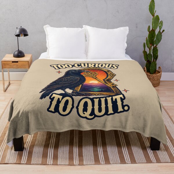 Item preview, Too Curious to Quit – Raven, Keyhole & Adventure Design designed and sold by VioVibe.