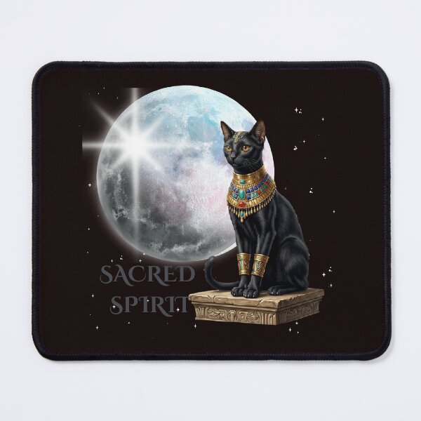 Item preview, Sacred Spirit – Egyptian Black Cat designed and sold by lailakhalaf.