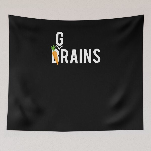 Item preview, Brains Grains - Vegetarian Zombie designed and sold by hadicazvysavaca.