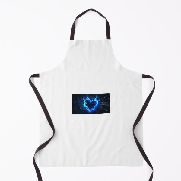 Item preview, Glowing Blue Flame Heart Artwork designed and sold by Ak-art-shop.