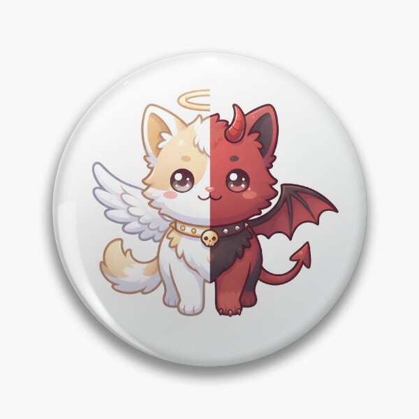 Item preview, Half Angel, Half Demon designed and sold by Minisonnette.