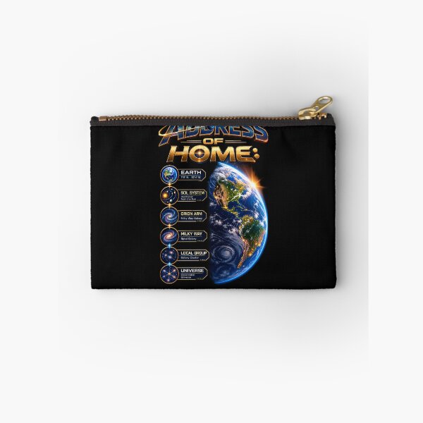 Item preview, Address of Home – Earth’s Cosmic Address Space Design designed and sold by Genius Geek.