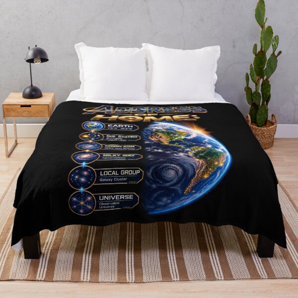 Item preview, Address of Home – Earth’s Cosmic Address Space Design designed and sold by Genius Geek.