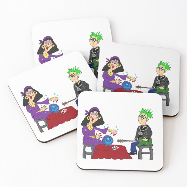Item preview, Fortune Teller Crystal Ball Sticker | Sarcastic Tarot Cartoon designed and sold by MyxaART.