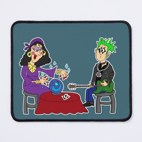 Item preview, Fortune Teller Crystal Ball Sticker | Sarcastic Tarot Cartoon designed and sold by MyxaART.