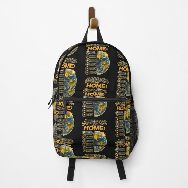Item preview, Address of Home – Earth’s Cosmic Address Space Design designed and sold by Genius Geek.