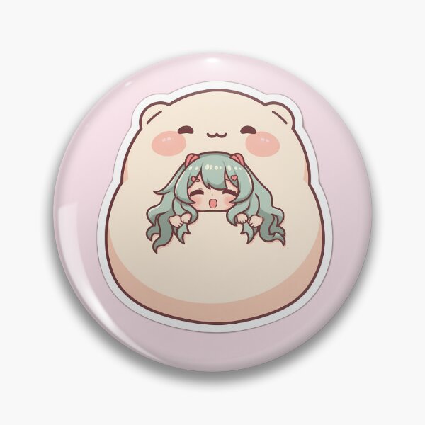 Item preview, Chilling With My Dumpling - Kawaii Chibi Anime Girl & Bao Plushie designed and sold by Swizzy2vore.