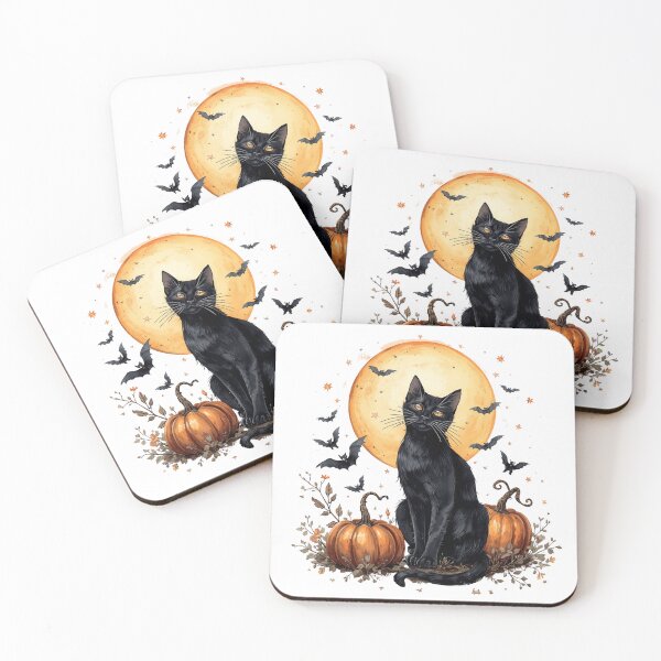 Item preview, Midnight Black Cat Society designed and sold by catcurio.