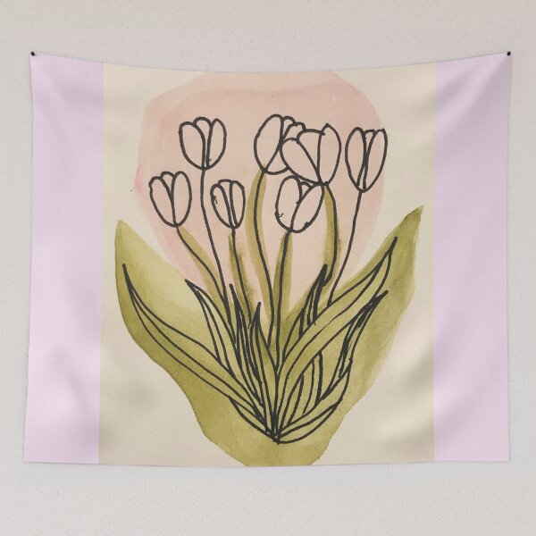 Item preview, Simple Watercolour tulips designed and sold by Phoebew03.