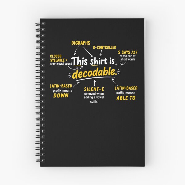 Item preview, This Shirt Is Decodable Science of Reading Teacher designed and sold by Hedoraxe.