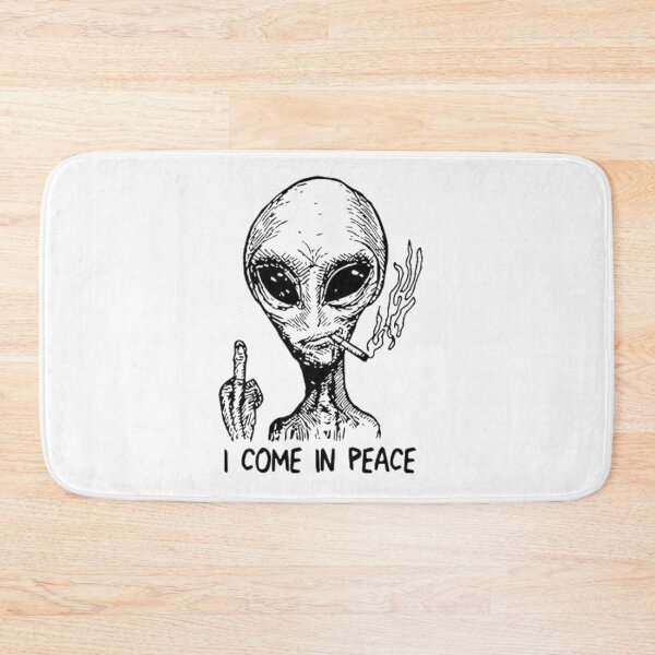 Item preview, I Come In Peace Alien Funny UFO Retro Space Weirdcore T-Shirt designed and sold by blawdi.