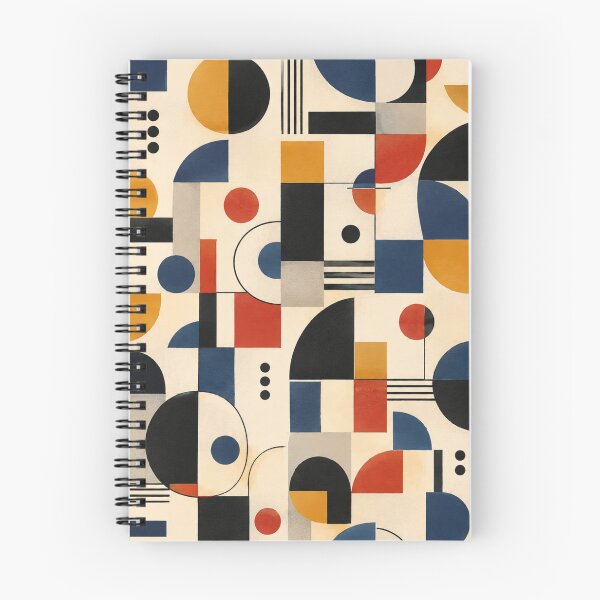 Item preview, Bauhaus Geometric Abstract Pattern Mid Century Modern designed and sold by QCena.